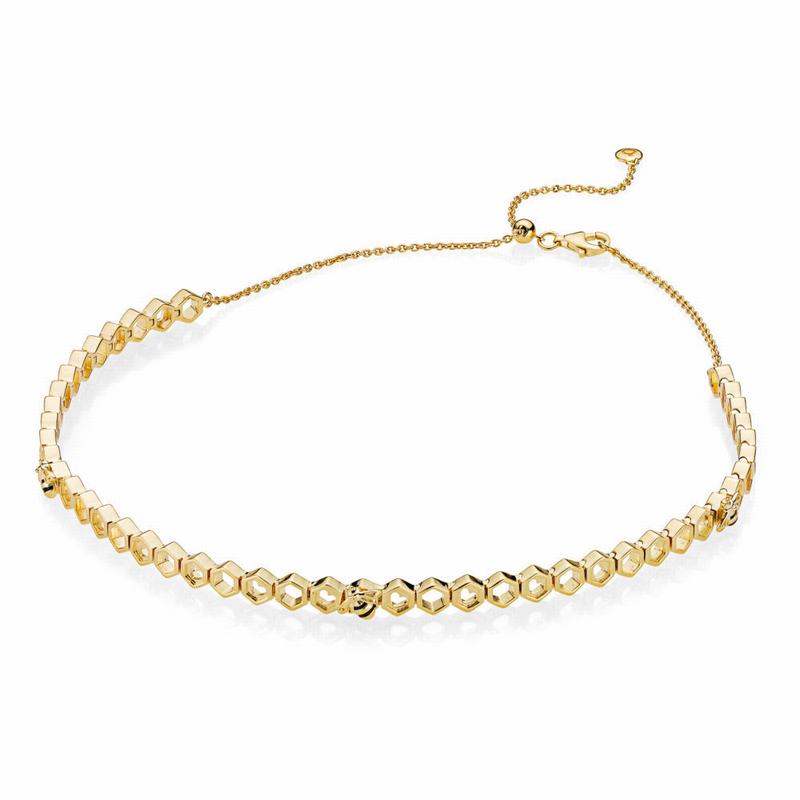 Pandora Australia Shine™ Limited Edition Honeybee Choker - 18ct Gold Plated | ZEGDSH587